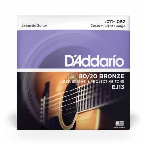 Corde per chitarra acustica D'ADDARIO EJ13