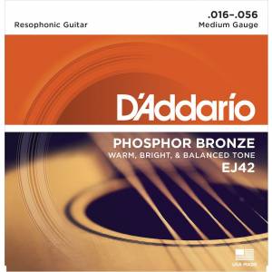Corde per chitarra resofonica D'ADDARIO EJ42
