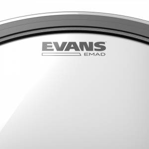 pelle per batteria EVANS Emad 16" clear